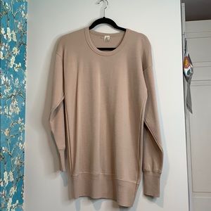 Tan Mamabu sweatshirt.